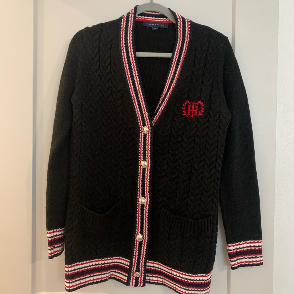 Tommy Hilfiger Crest Long Cardigan